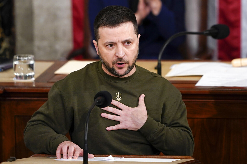 Ukraine President Volodymyr Zelenskyy