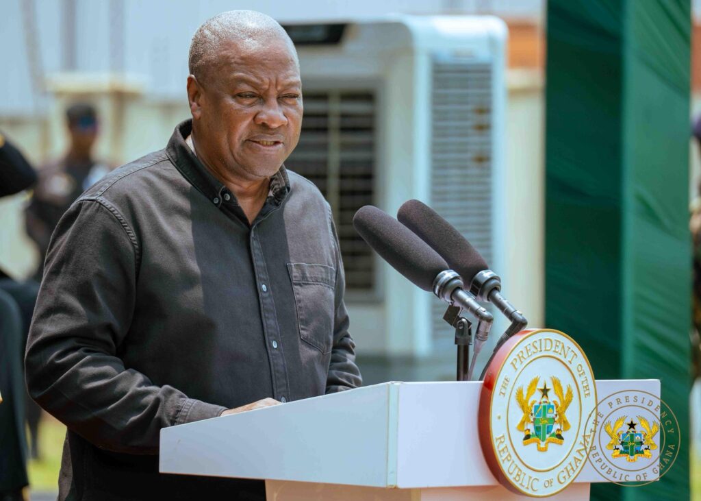Ghana's  President John Dramani Mahama.