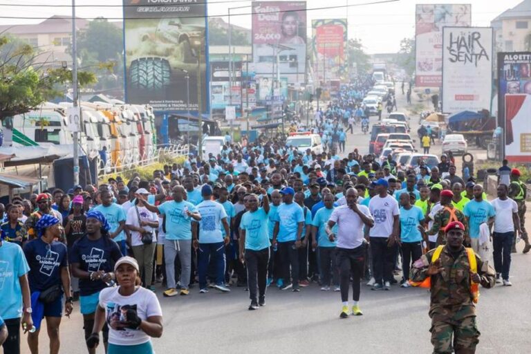 OmniBSIC Bank celebrates landmark 10th edition of its quarterly health walk