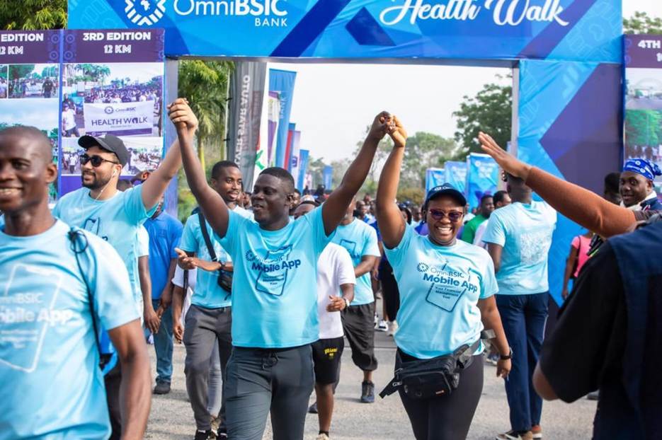 OmniBSIC Bank celebrates landmark 10th edition of its quarterly health walk 9 OmniBSIC Bank