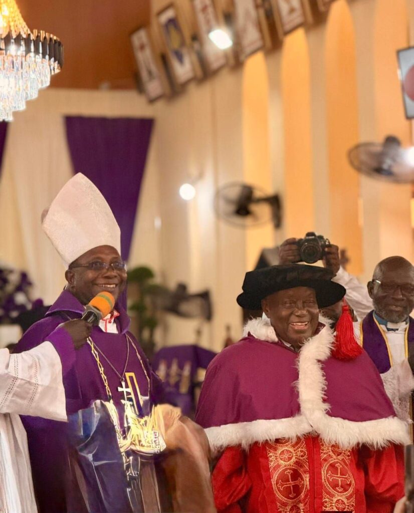 Akufo Addo installed as lay canon at St Peter Anglican Cathedral in Koforidua