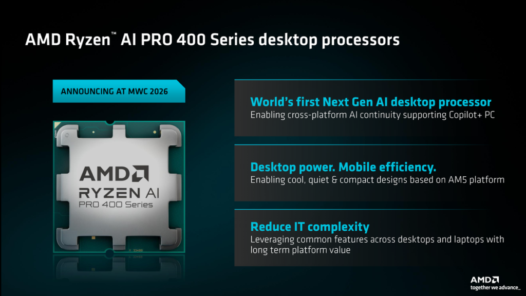 AMD expands Ryzen AI lineup with new 400 series desktop processors 