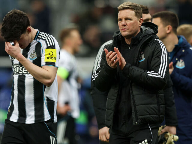 Newcastle's head coach Eddie Howe
